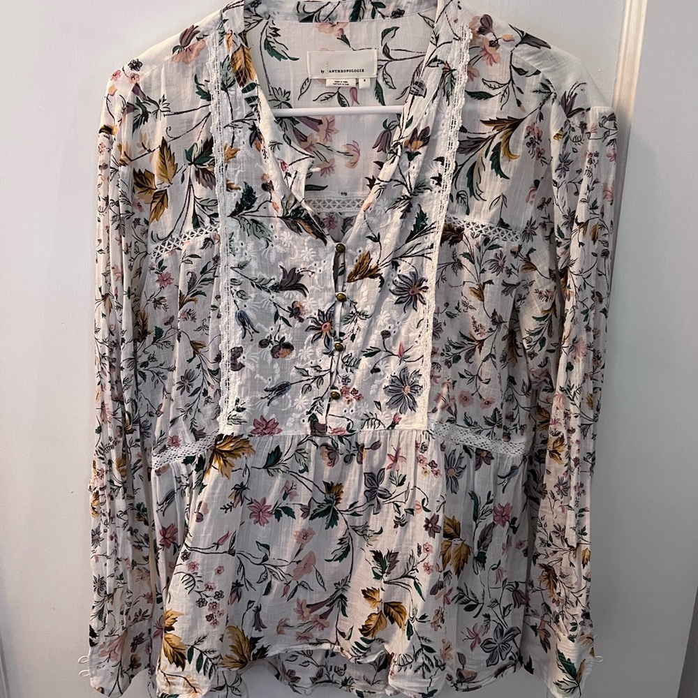 Anthropology tunic style top